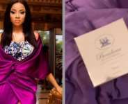 Toke Makinwa Gets Expensive Perfume from Secret Admirer