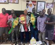 Ghanas heavyweight and flyweight champions visit Sempe Muslim Akwashongtse