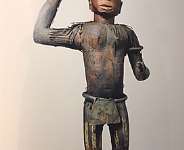Anthropomorphic statue, King Ghzo, Dahomey, Republic of Benin, restituted in 2021 to Republic of Benin after 129 years of illegal detention in Paris, France.