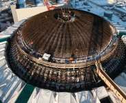 Nuclear power plant under construction