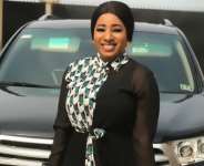 Nollywood actress, Mide Martins Looking Stylish in her Ankara Outfit