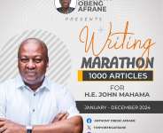 A Thousand Articles for Mahama: Afrane Completes Herculean Writing Marathon