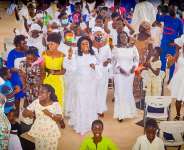Prestea Huni-valley constituents join Barbara Oteng-Gyasi as she holds thanksgiving service