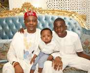 Abuja Socialite Celebrates Sons, mother in grand style