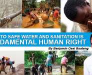 Access To Safe Water And Sanitation Is A Fundamental Human Right Not A Privilege For Few