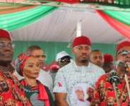 Nollywood Actor, Yul Edochie Spotted at PDP Rally in Imo state