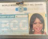 Afia Schwarzenegger shares picture bible school ID card