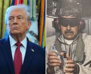 Donald Trump and Nicolas Maduro