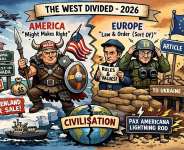 West Torn In Its Infamous Civilisational Approaches
