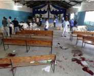A Scene In A Church At Mombasa After An Attack That Occurred This Year