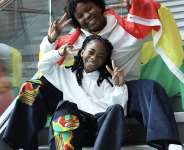 Afronita and Abigail, representing Ghana on the British Got Talent.