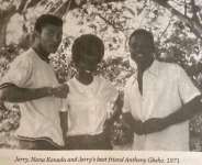 This photo of a young Rawlings and his friends made the rounds of social media after his death