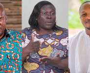 From L-R: President John Mahama; Ms Harriet Nuamah-Agyemang; and Dr. Neville Kaba Kelugu