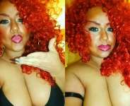 Miss-K has been praised by fans after she switched her hair colour.