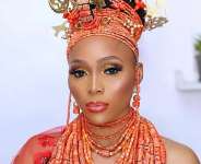 Face of Universe Nigeria Top Model 2020 Jessica Emueze stuns inbridal photos