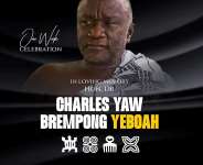 OneWeek Observation for H.E. Dr. Charles Yaw Brempong Yeboah Set for Tomorrow, Feb. 25