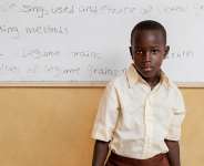 Ghanaian public school student