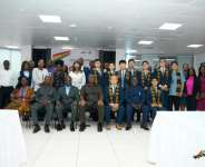 Mr Simon Madjie seated (middle)