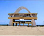 Independence Square in the national capital. In disrepair and unsafe for major parades.