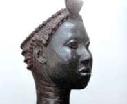 Crowned head of an Ooni, Yoruba, Nigerian National Commission for Museums and Monuments, Abuja, Nigeria.