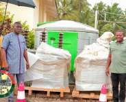 Hon. Robert Wisdom Cudjoe donates transformers to restore power in Prestea Huni Valley