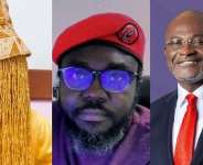 Anas left, Oliver Barker middle, and Kennedy Agyapong