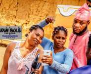 Yewande Adekoya, Damola Olatunji, Others steam up for Odun Ibole movie shoot