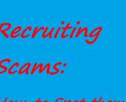 Recruitment Scams: a2018 Update