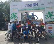 800km ride with Team Europe Tour ends in Accra, promotes sustainability and cycling culture