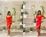 Toni Tones is Red Hot & Stunning in Jewel by Jemila: Collection to Closet