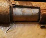 Damaged pipe Photo credit: LWSC