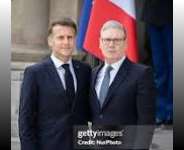 Emmanuel Macron and Keir Starmer