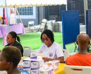 Victory Bible Church marks Easter with free health screening, NHIS registration and shopping support for hundreds in Accra