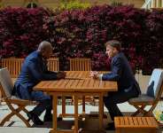 Mahama meets Macron, French Senate President to strengthen bilateral relations