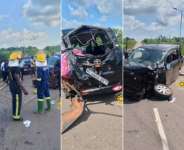 Two killed in Toyota Voxy accident, six injured in Bechem€“Techimantia road crash (Source - Graphiconline)