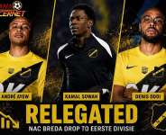 Three Ghanaian players relegated