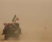 A Malian army convoy between Anefis and Gao, seen in 2013. - AP - Rebecca Blackwell