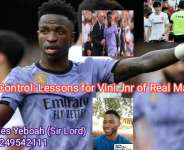 Anger control: Lessons for Vini Jnr of Real Madrid