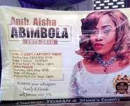 Nollywood Celebrities Set Hold Candlelight Procession for Late Actress, Abimbola Aisha