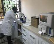 The medical laboratory space
