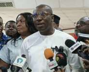 Alexander Afenyo-Markin speaking to the media