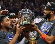Getty ImagesImage caption: The New York Knicks are hoping to win their third NBA title