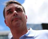 Senator Flavio Bolsonaro attends a press conference in Brasilia, Brazil, March 13, 2026 - Adriano Machado, Reuters