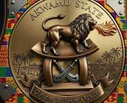 MODERN AKWAMU EMBLEM SHIELD