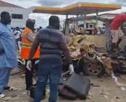12 Dead in Akomadan Horror Crash After Minibus Overtakes Into Oncoming Trailer