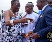 Daasebre Osei Bonsu II with Otumfuo Osei Tutu II