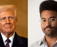President Trump and Zolan Kanno-Youngs, a staff writer from the New York Times