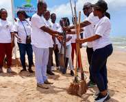 Takoradi: KNUST students organise clean-up exercise at Allan and African beaches