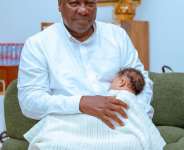 President John Dramani Mahama Iwith Alyazia Frema Mahama/I