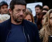 French actor and singer Patrick Bruel attends a protest in Paris, on 9 October 2023. -  REUTERS - Benoit Tessier
